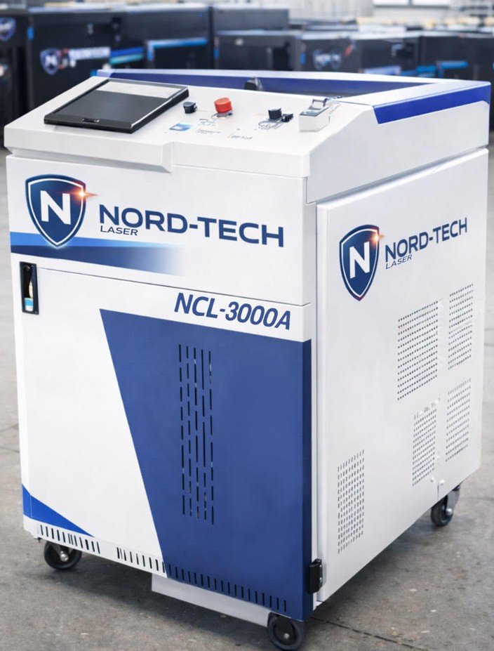 Machine laser Nord Tech NCL-3000A 3000W — nettoyage industriel